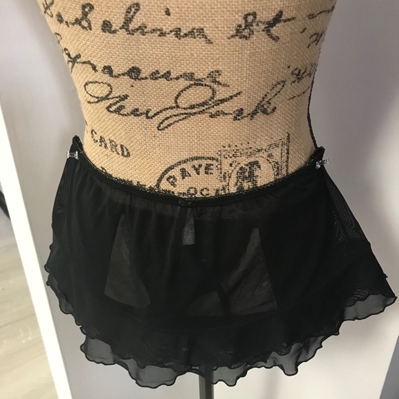 Lingerie skirt panty with built in thong - Picture 4 of 6